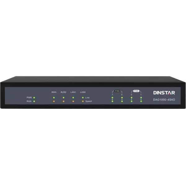 Dinstar DAG1000-4S4O Voip Gateway