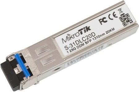 Mikrotik S-31DLC20D 20KM SFP Fiber Modül Single Mod