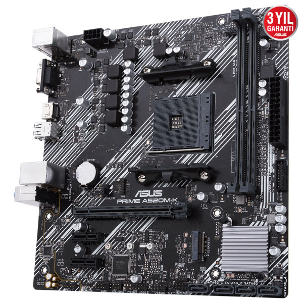 ASUS PRIME A520M-K 2xDDR4 VGA HDMI 1xM2 AM4 ANAKART