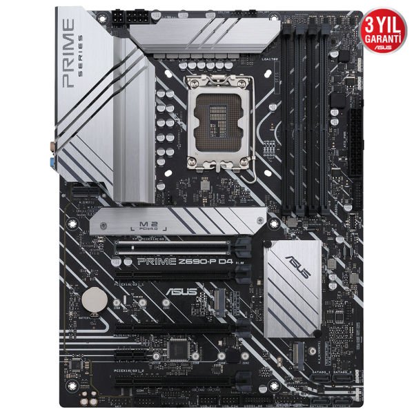 ASUS PRIME Z690-P D4 4xDDR4 HDMI/DP 3xM.2 1xGLAN 1700P ANAKART