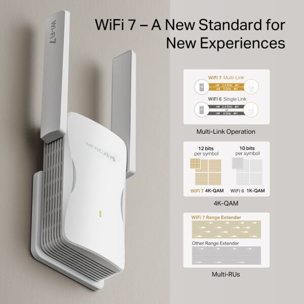 TP-Link BE3600 Wi-Fi 7 Range Extender
