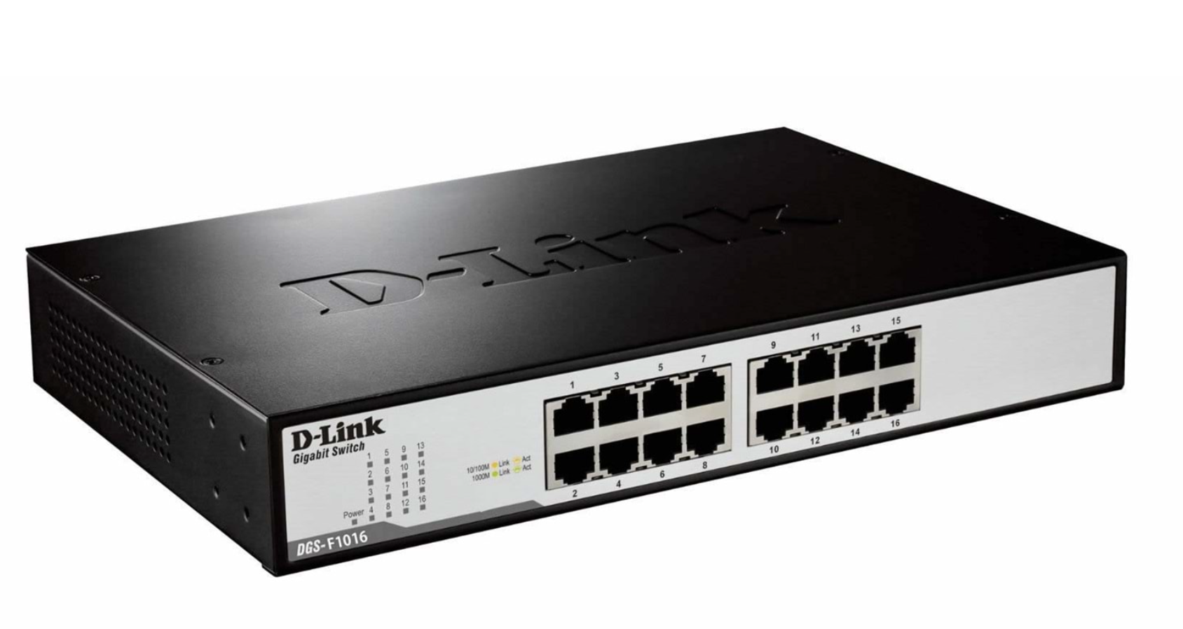 D-Link DGS-F1016/E 16 PORT 10/100/1000 Base-T GB Switch