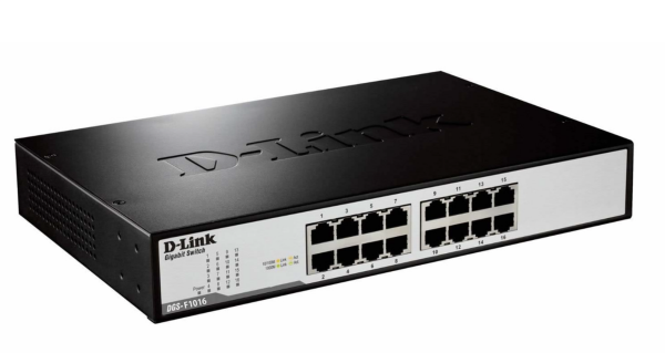 D-Link DGS-F1016/E 16 PORT 10/100/1000 Base-T GB Switch