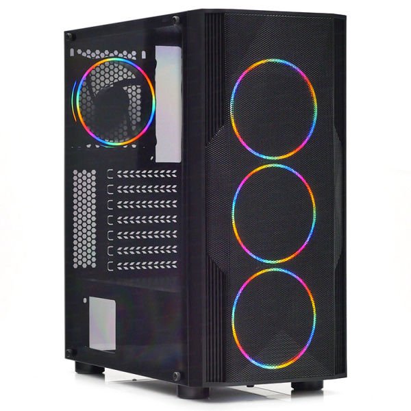 DARK DİAMOND PRO MESH 500W 4x12CM ARGB FAN MIDI TOWER MESHED PANELGAMING KASA