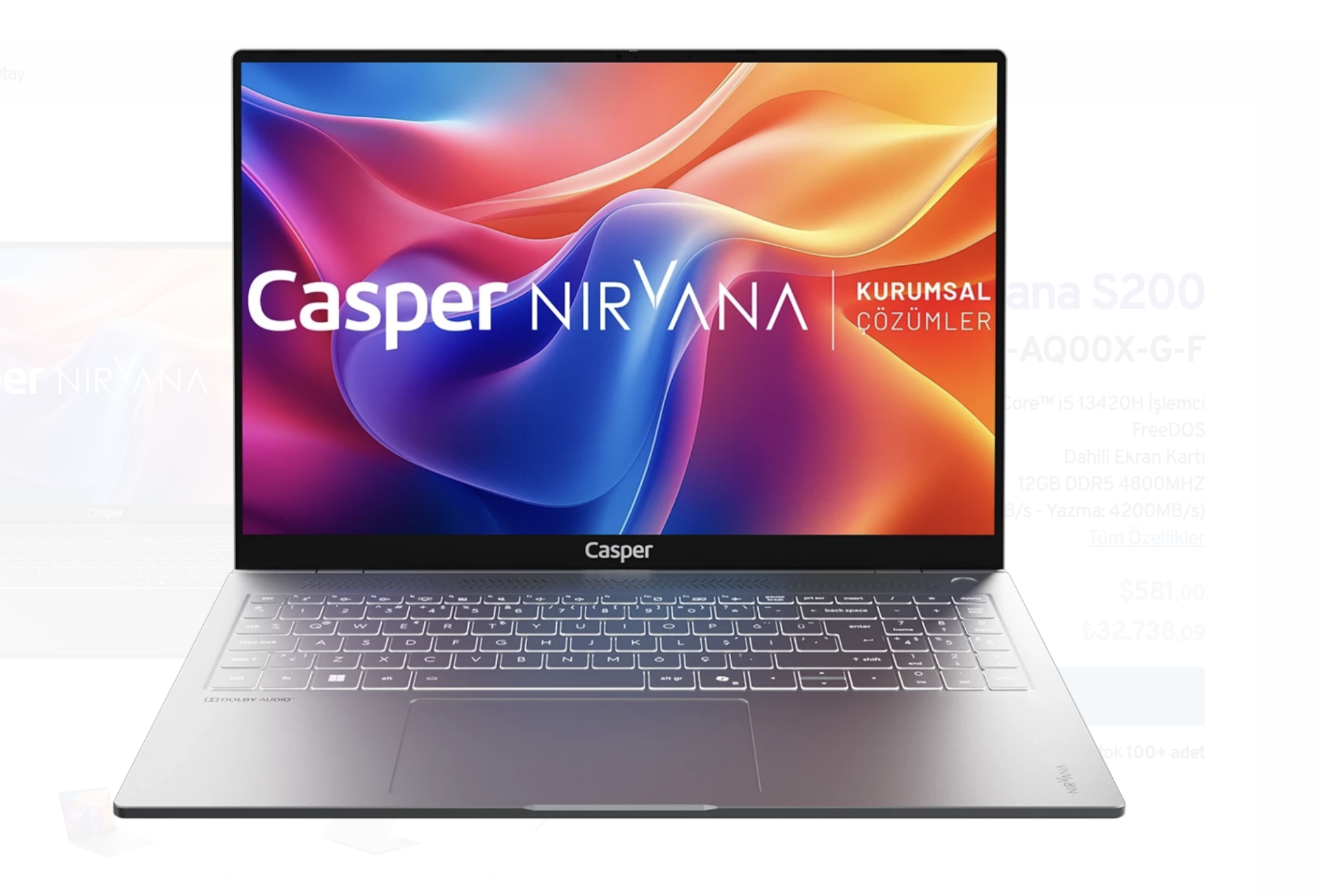 Casper Nirvana Laptop S200.1342-AQ00X-G-F