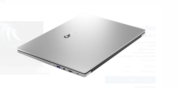 Casper NevoPro Laptop P40 NP40.210H-AE00X-G-F