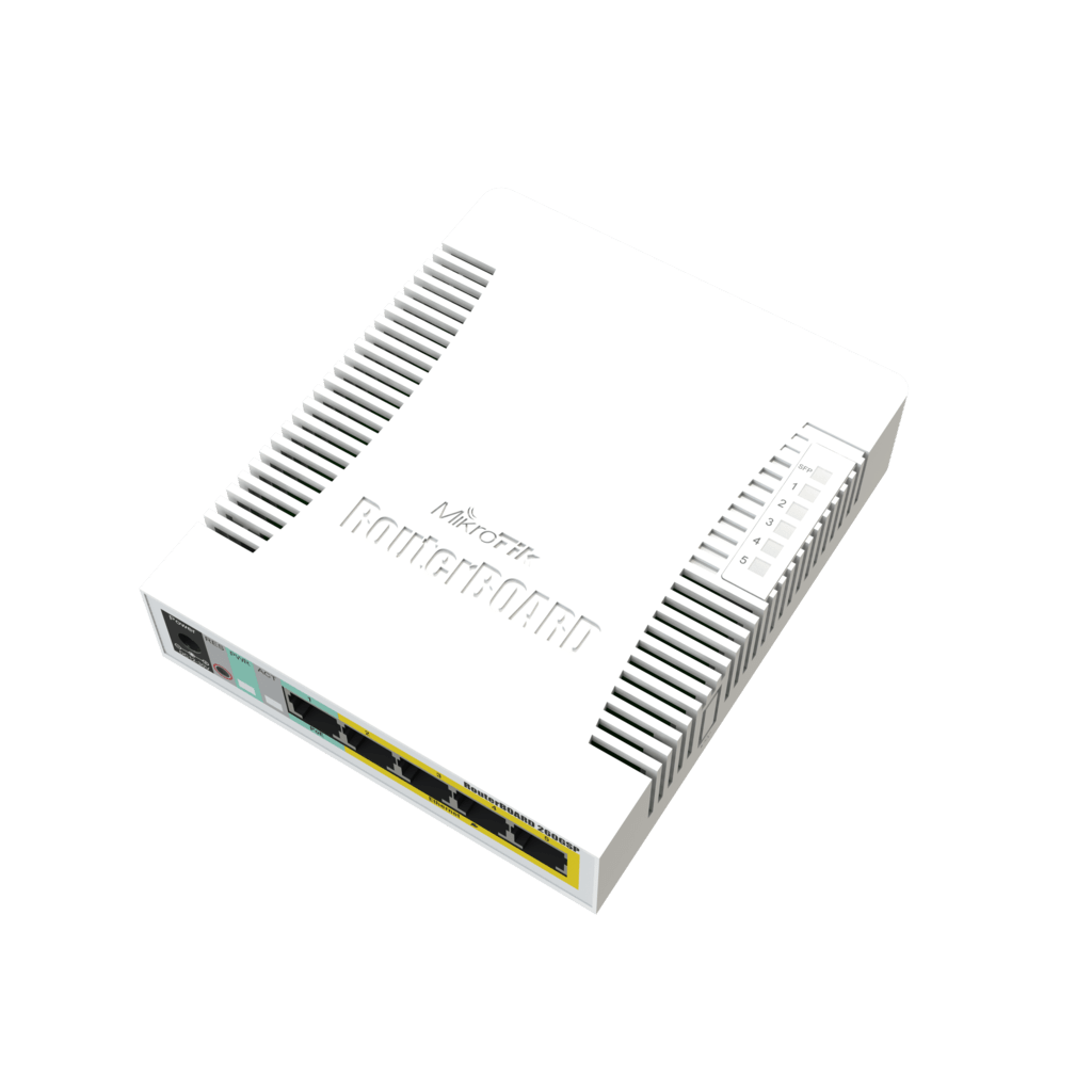 RB260GSP 4 Port Pasif Poe - 1 Port Poe In Gigabit / Fiber Destekli Switch