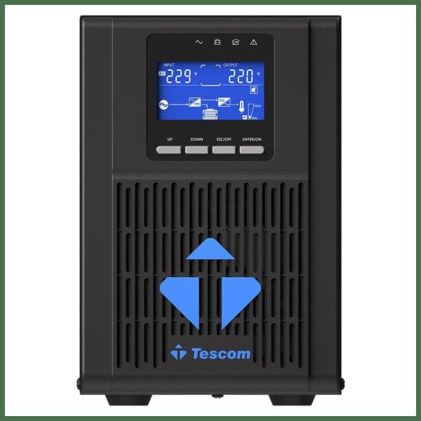 TESCOM NEOLINE 1KVA 2x12V/7AH 1F/1F ONLİNE UPS 900040313