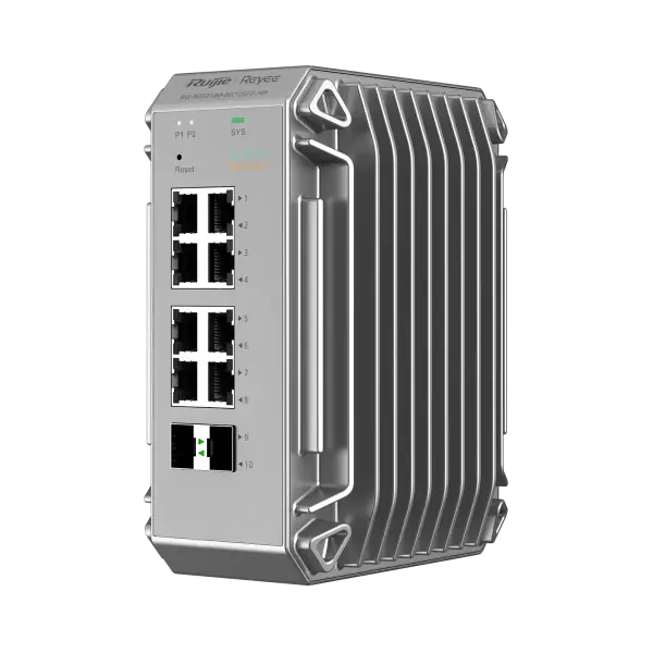 Ruijie Reyee NIS3100-8GT2SFP-HP 8 Port PoE+ 2 SFP 240W Endüstriyel Switch