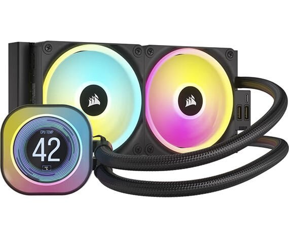 CORSAIR CPU COOLER CW-9061007-WW iCUE H100i LCD İŞLEMCİ SOĞUTUCU
