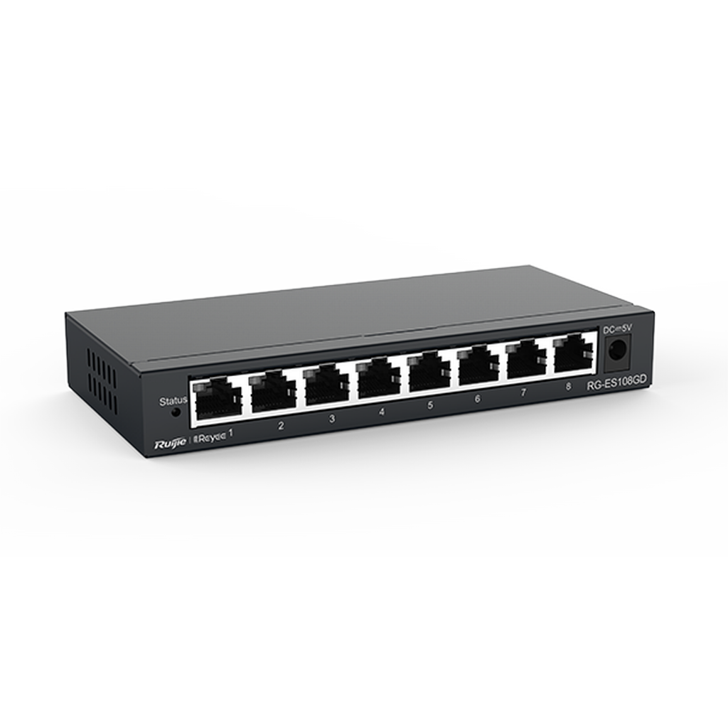 Ruijie Reyee RG-ES205GC-P 5 Port 10/100/1000 Mbps Gigabit Switch