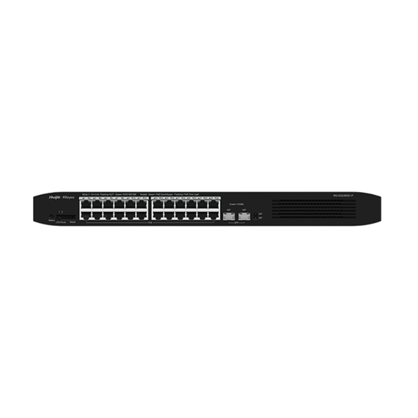 Reyee RG-ES226GC-P 24 Portlu, 10/100/1000 Gigabit, Yönetilebilir Switch, 2 SFP, 24 Port PoE+ (370W)