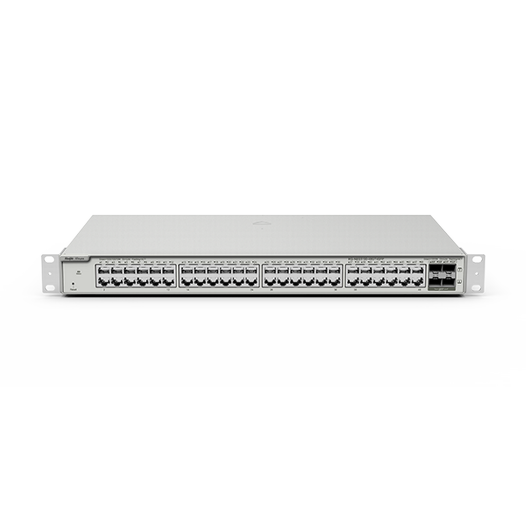 Reyee RG-NBS5100-48GT4SFP 48 Portlu, 10/100/1000 Gigabit, L2+ Yönetilebilir Switch, 4 SFP