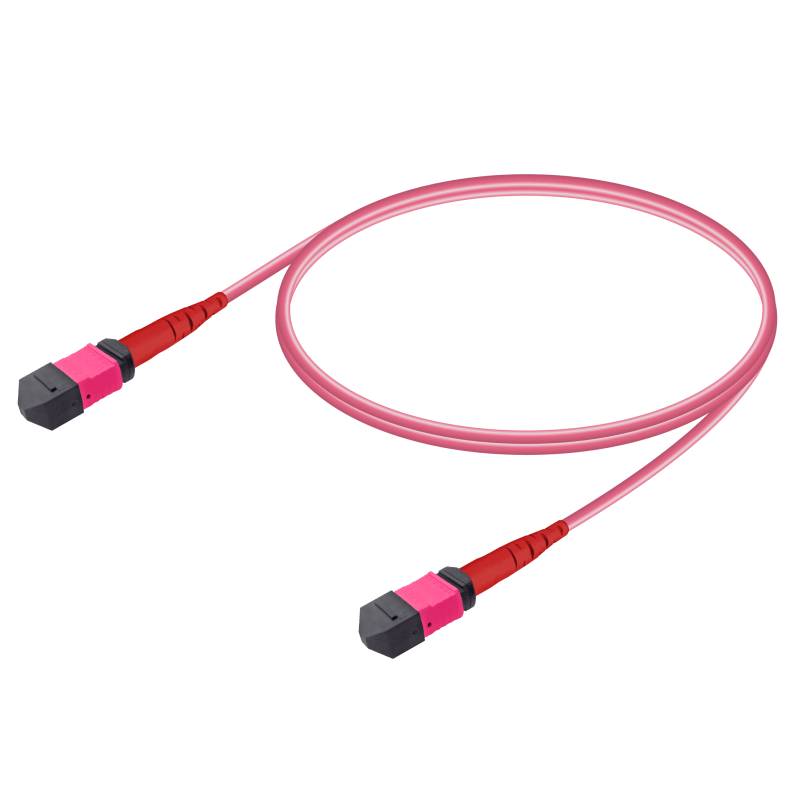 MPO MPO Base-12 Multi-Mod Fiber Patch Cord OM4 Polarite B 5 Metre - 12 Core