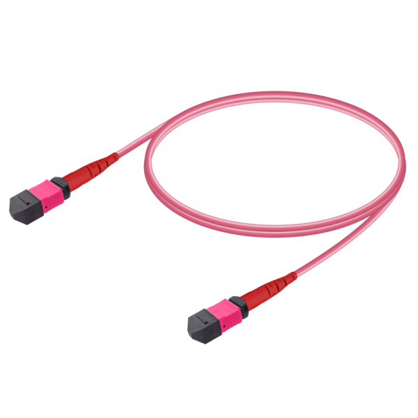 MPO MPO Base-12 Multi-Mod Fiber Patch Cord OM4 Polarite B 5 Metre - 12 Core