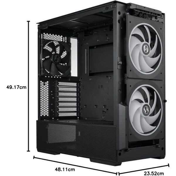 LIAN LI LANCOOL 216 MESH ARGB 3x FAN MID-TOWER SİYAH E-ATX KASA G99.LAN216RX.00