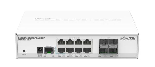 Cloud Router Switch CRS112-8G-4S-IN  4 SFP Girişli