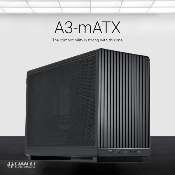 LIAN LI DAN CASE A3 1x FAN MINI TOWER SİYAH mATX KASA G99.A3X.00
