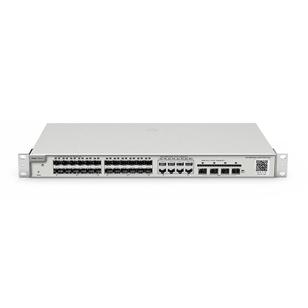 RUIJIE REYEE RG-NBS5200-24SFP/8GT4XS 24 PORT SFP 10/100/1000 8 PORT RJ45 COMBO+4X10GSFP YONETILEBILIR RACK MOUNT SWITCH