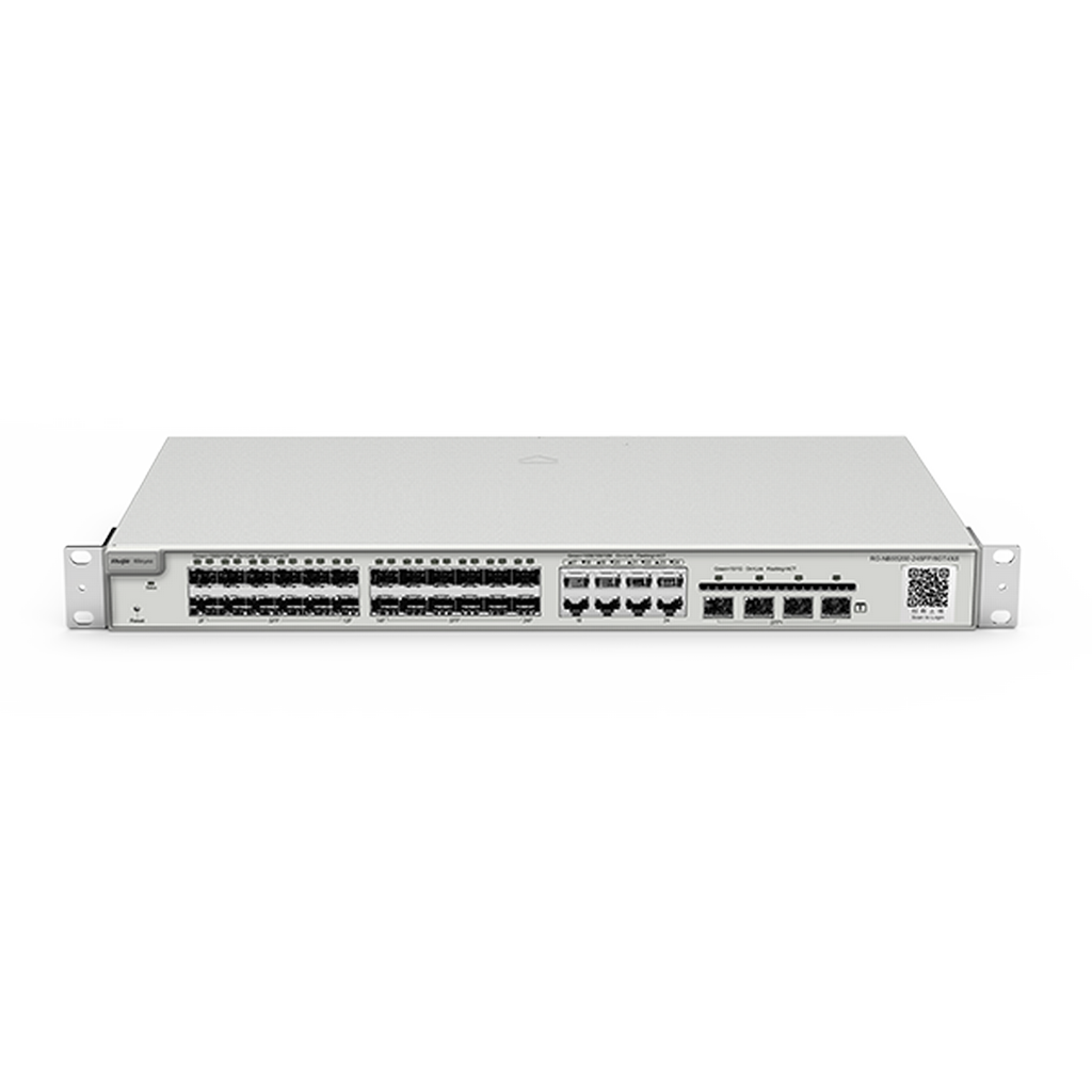 RUIJIE REYEE RG-NBS5200-24SFP/8GT4XS 24 PORT SFP 10/100/1000 8 PORT RJ45 COMBO+4X10GSFP YONETILEBILIR RACK MOUNT SWITCH