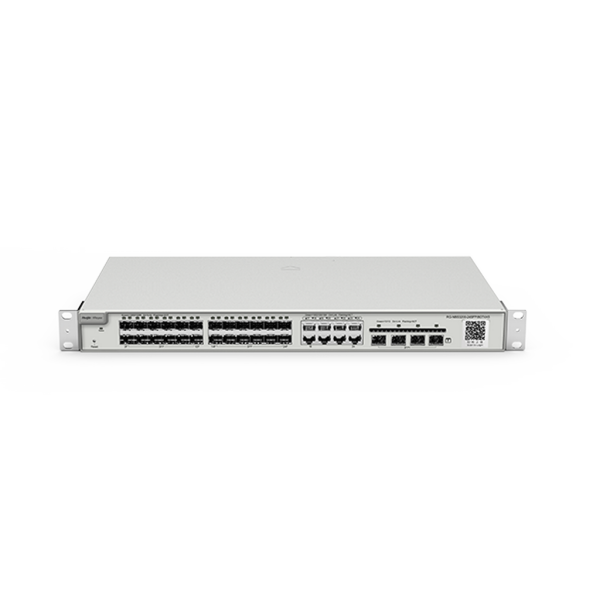 Reyee RG-NBS3200-24SFP/8GT4XS 24 Portlu, 24*1G SFP, 8 10/100/1000Base-T Kombo, 4*10G SFP, L2 Yönetilebilir Switch