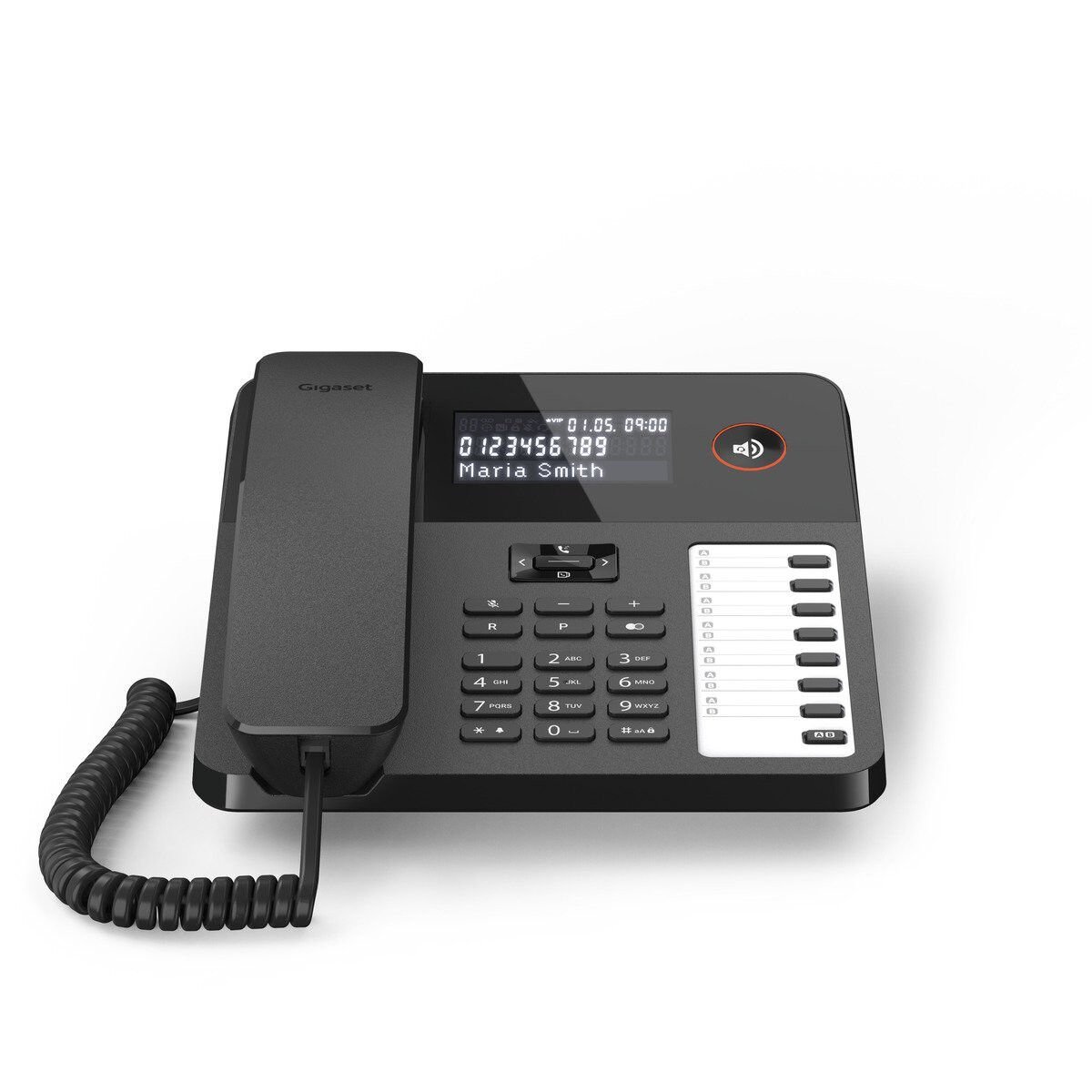Gigaset Desk 600 Kablolu Masa Telefonu Siyah
