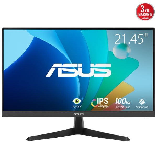 ASUS VY229HF 21.5'' 1MS 100Hz FHD VGA/HDMI VESA IPS LED MONITOR