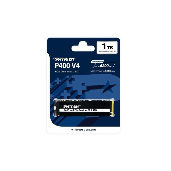 PATRIOT VP400 V4 1TB 6000/5000MB/s M2 PCIe GEN4 NVME SSD P400VP1TBM28H