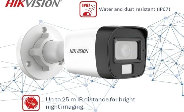 Hikvision DS-2CE16D0T-LPFS 2MP ColorVu Bullet Kamera