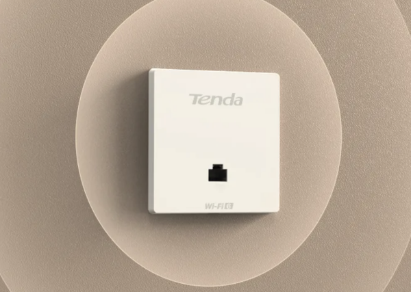 TENDA W13 AX1500 Wi-Fi 6 2PORT GIGABIT 2.4 GHZ & 5 GHZ POE DUVAR TİPİ ACCESS POINT