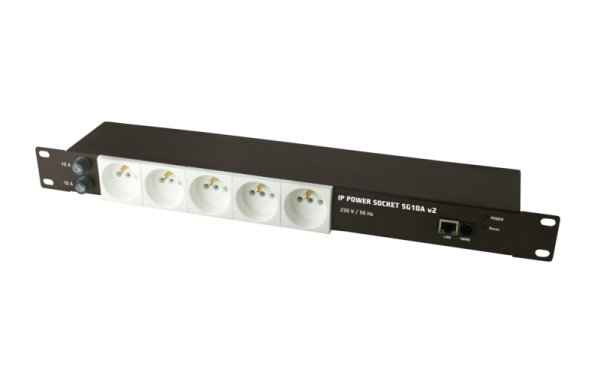 IP KONTROLLÜ 5 YUVALI PRİZ RACK TİPİ  SmartLAN Priz , Network Kontrollü Priz , Isı Sensörü