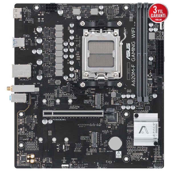 ASUS PRIME A620M-F GAMING WIFI 2xDDR5 HDMI 1xM2 AM5 ANAKART