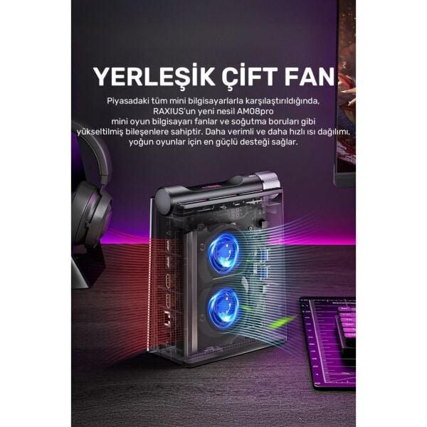 RAXIUS MP AM08 Pro R9 680M-69HX005 R9 6900HX 16GB 512GB SSD FREEDOS MINI PC