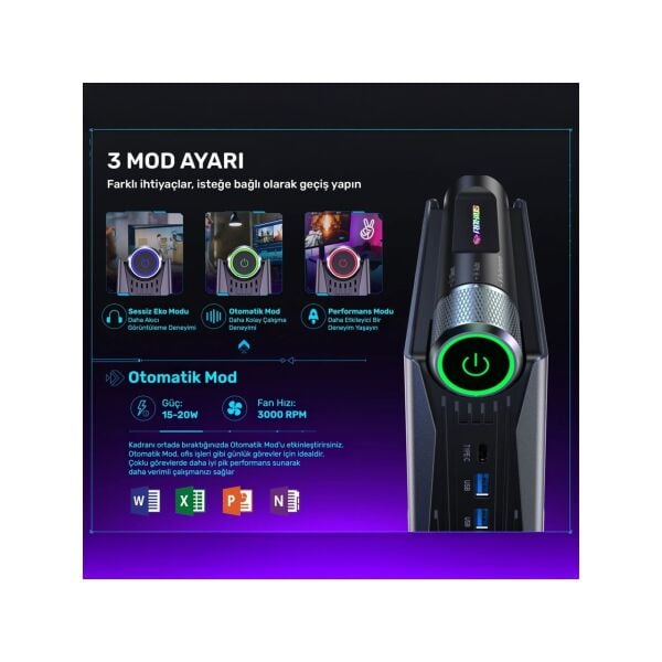 RAXIUS MP S3A R5 SD-743U003 R5 7430U 16GB 512GB SSD FREEDOS MINI PC