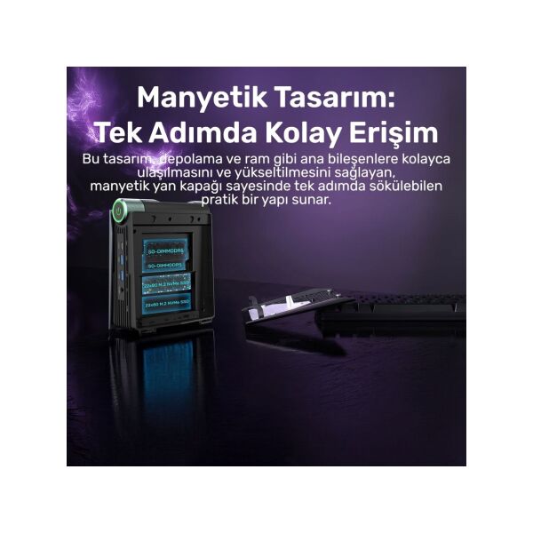 RAXIUS MP S3A R5 SD-743U003 R5 7430U 16GB 512GB SSD FREEDOS MINI PC