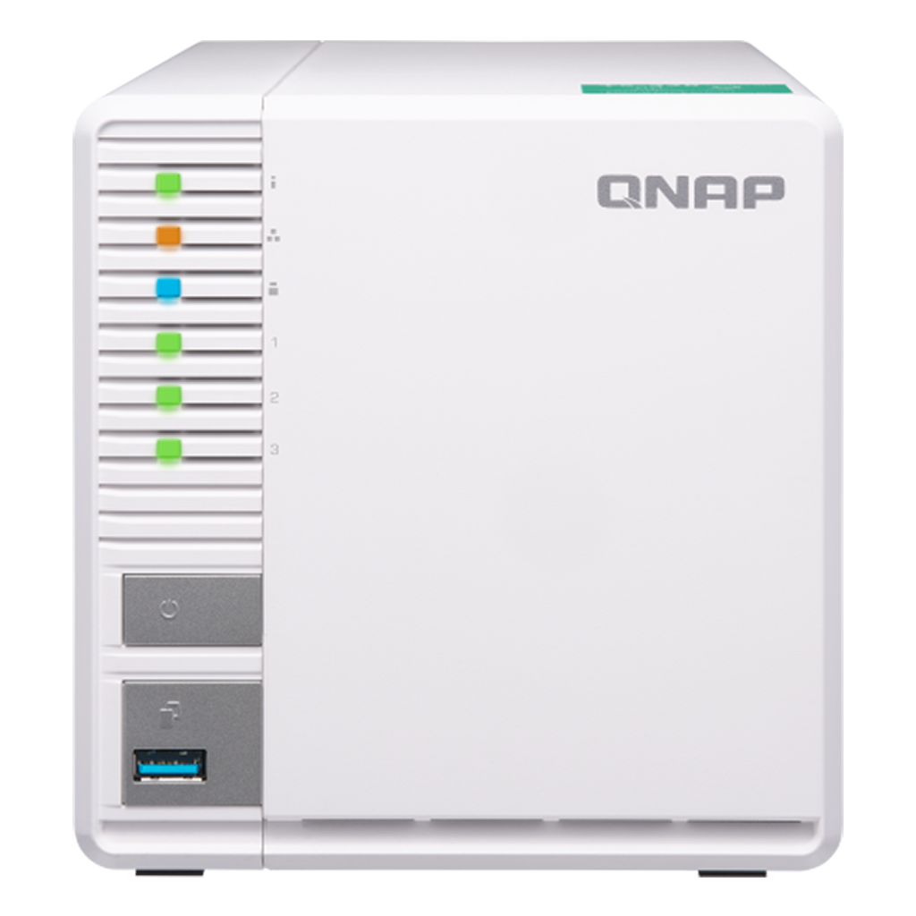 QNAP TS-328-2GB RAM 3 Hdd Yuvalı Tower NAS