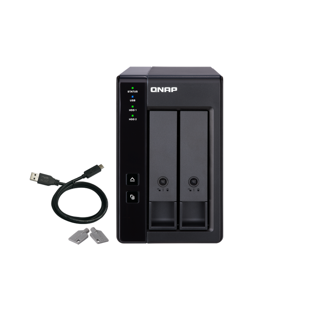 QNAP TR-002 2 Hdd Yuvalı Tower DAS