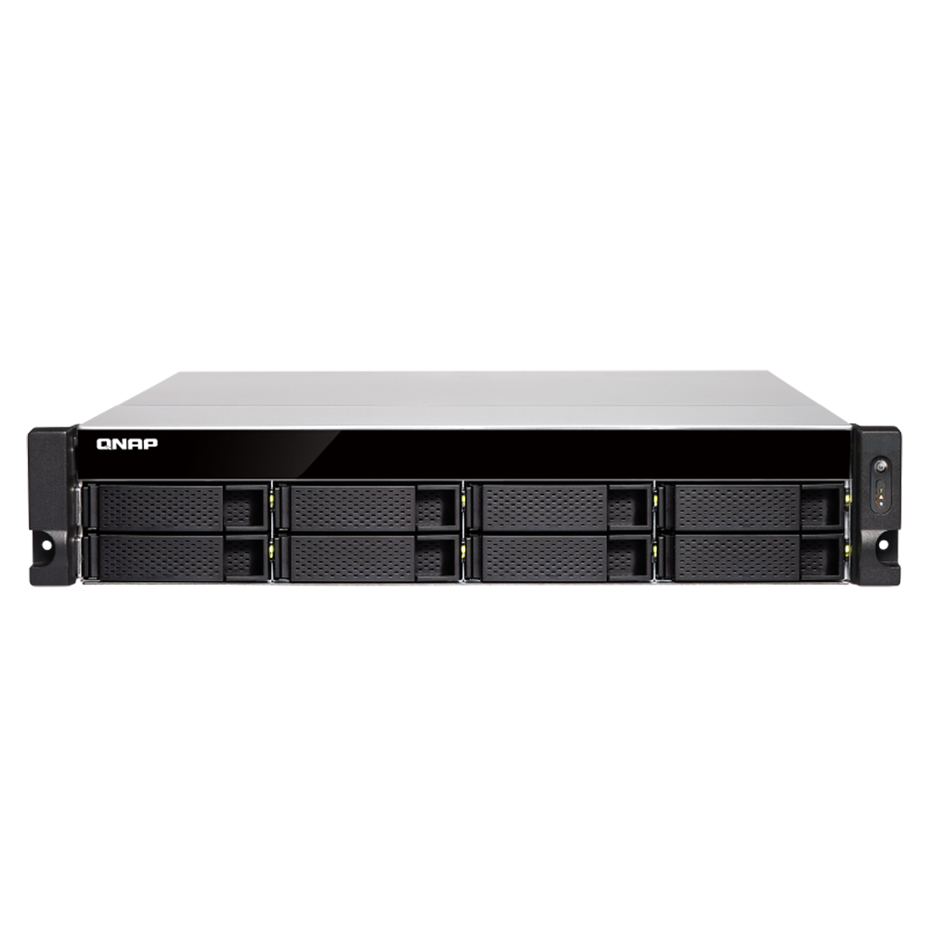 QNAP TS-883XU-RP-E2124-8GB RAM 8 Hdd Yuvalı RACK NAS