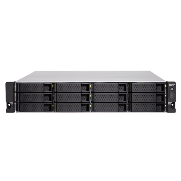 QNAP TVS-1272XU-RP-i3-4GB RAM 12 Hdd Yuvalı RACK NAS