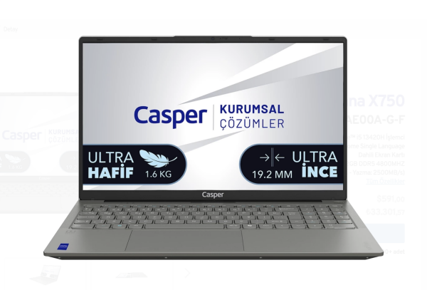 Casper Nirvana Laptop X750.1342-AE00A-G-F