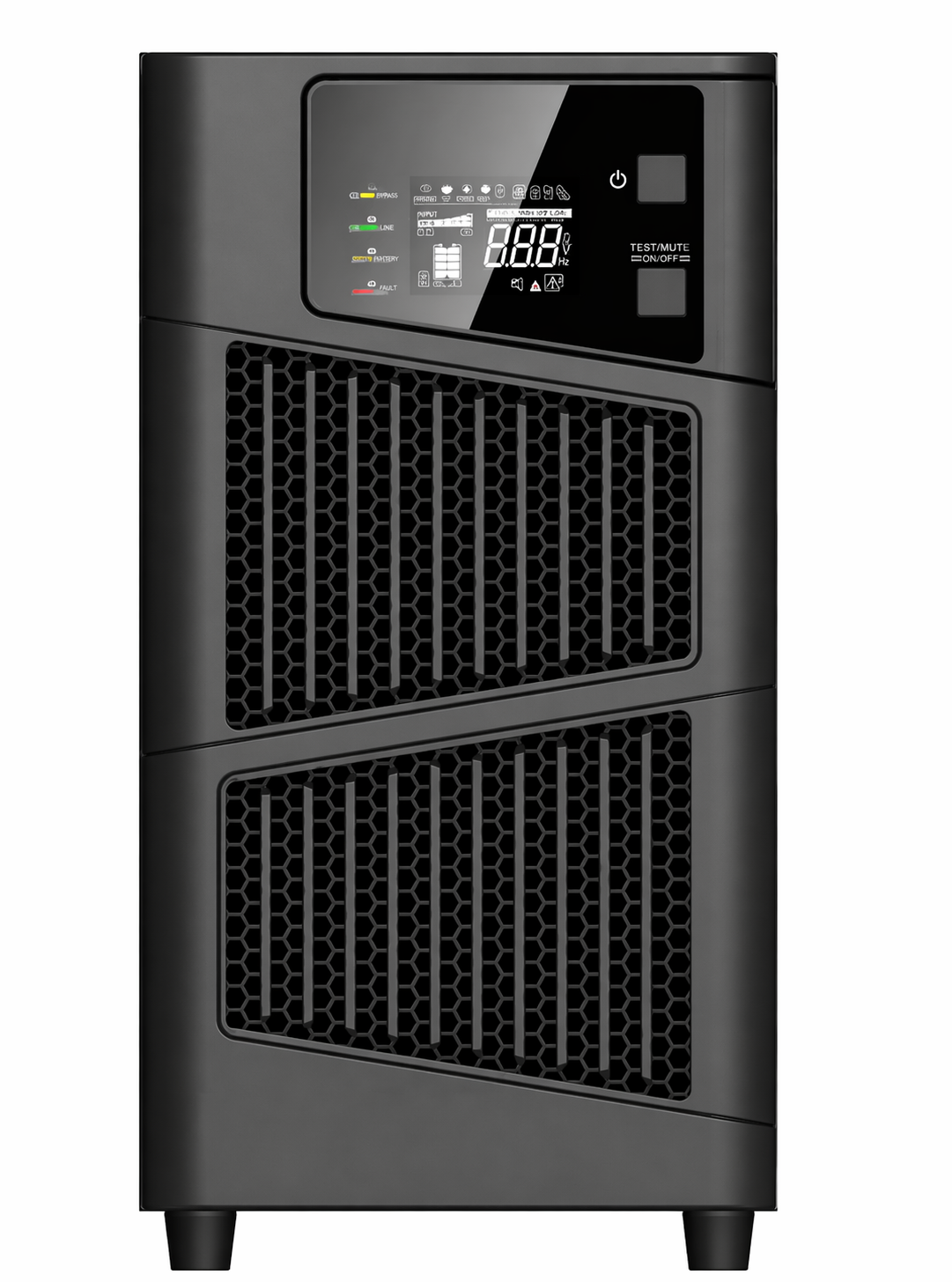 MYTON-6000 6Kva 15x12V/7Ah 1/1 Faz 5400W Online Ups 0,9