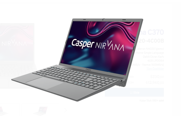 Casper Nirvana Laptop C370.4020-4C00B