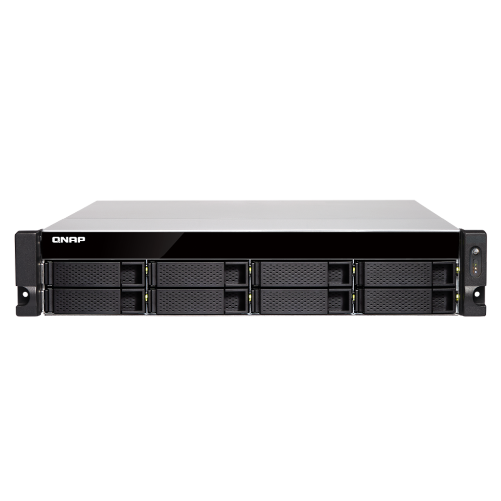 QNAP TVS-872XU-RP-i3-4GB RAM 8 Hdd Yuvalı RACK NAS