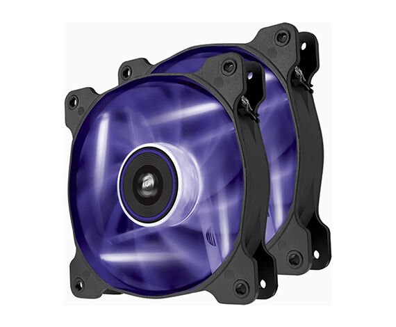 CORSAIR FAN - CO-9050033-WW SP120 MOR LED İKİLİ PAKET