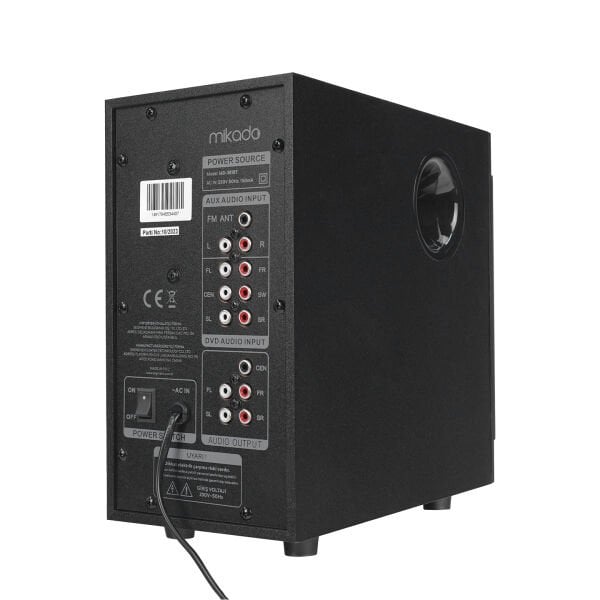 Mikado MD-381BT 5+1 Usb+SD+FM Destekli Multimedia Bluetooth Speaker