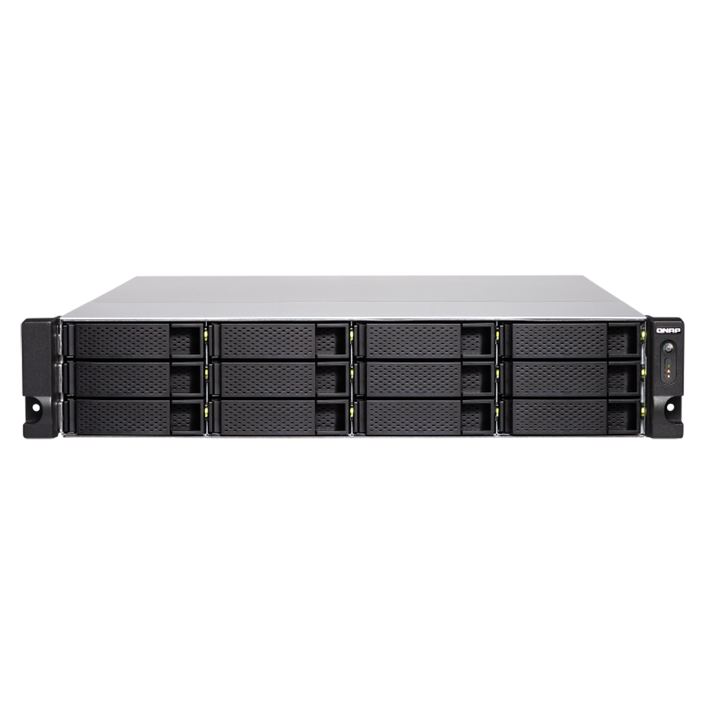 QNAP TS-1283XU-RP-E2124-8GB RAM 12 Hdd Yuvalı RACK NAS