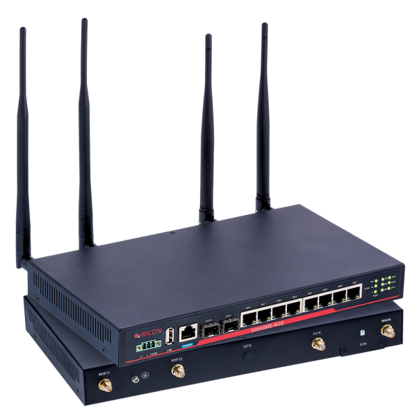 Ricon SFP L2/L3 GB LTE Router 8GB LAN Sw