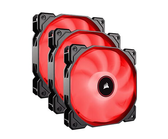 CORSAIR FAN - CO-9050083-WW AF120 FAN KIRMIZI LED  3'lü PAKET