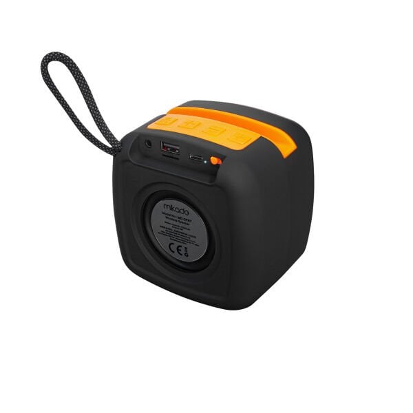 Mikado MD-29BT Anka 1200mAh 5W Siyah USB/BT/TF/TWS/AUX Taşınabilir Speaker
