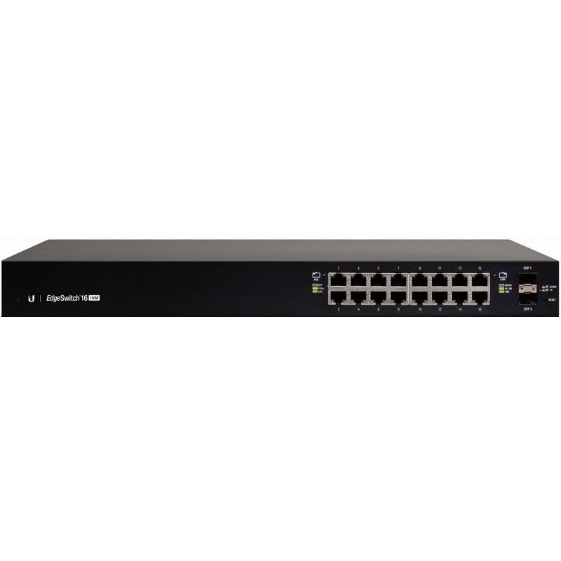 UBNT Ubiquiti EdgeSwitch ES-16-150W 16 Port Gigabit - 2 SFP Yönetilebilir PoE+